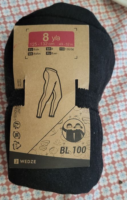Lenjerie de corp pentru schi, vârsta 8 ani