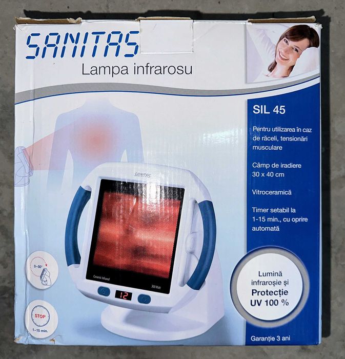 Sanitas SIL 45 Incalzitor radiant cu infrarosu / Lampa infrarosu