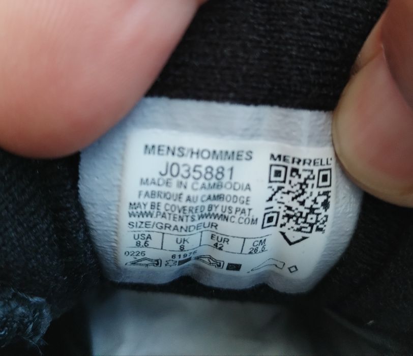 Merrell Moap 3 Mid 42 номер