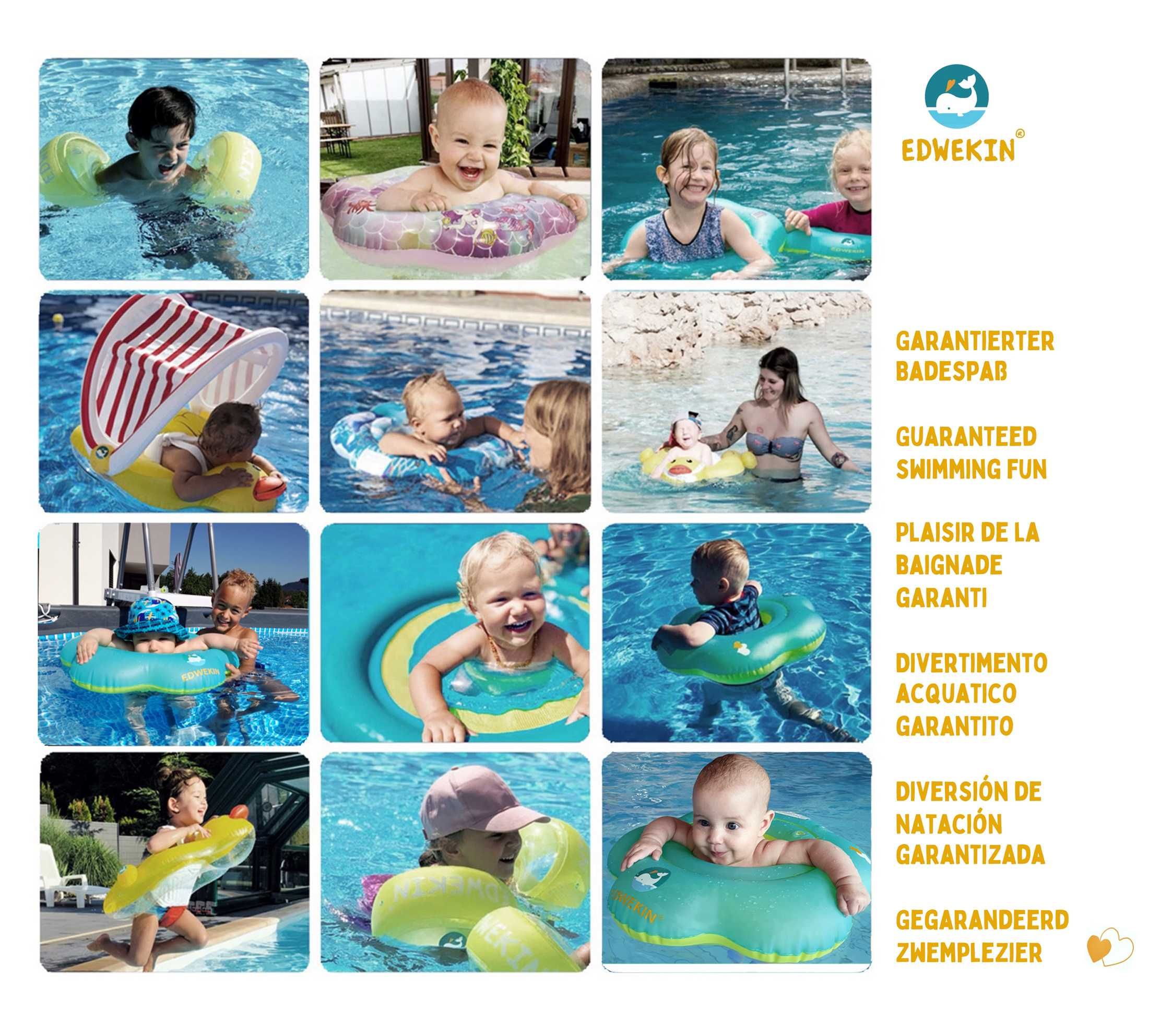 Colac gonflabil bebe si copii edwekin, 56 cm, Reducere 50%