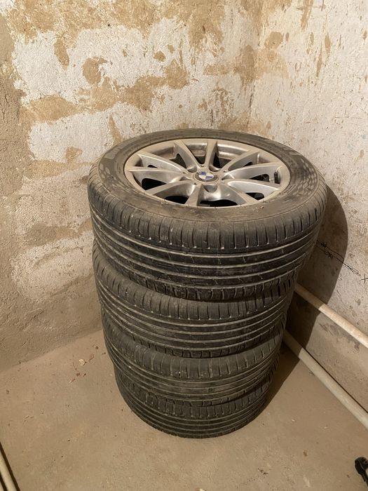 215/55/16 летняя резина с дисками BMW