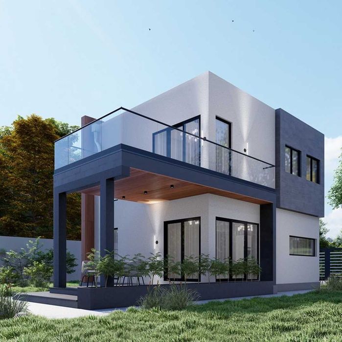 ЛСТК каркасные дома под ключ. Проектирование + производство + монтаж