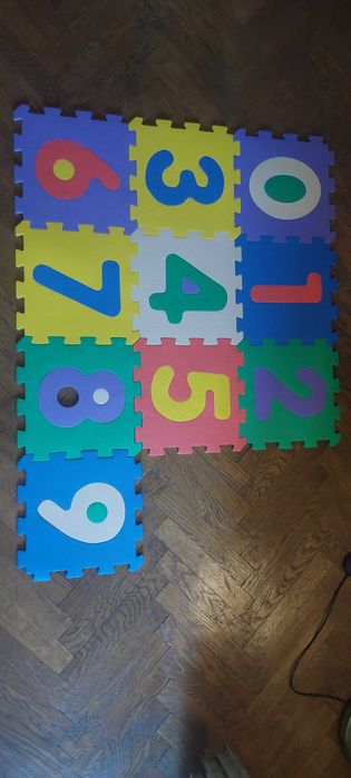 Covoraș/ preș cu numere,covor copii cu numere