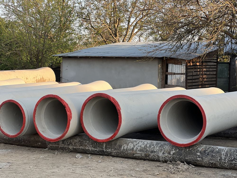 Vand tuburi din beton armat DN600x5.2 Ml stoc 380 buc