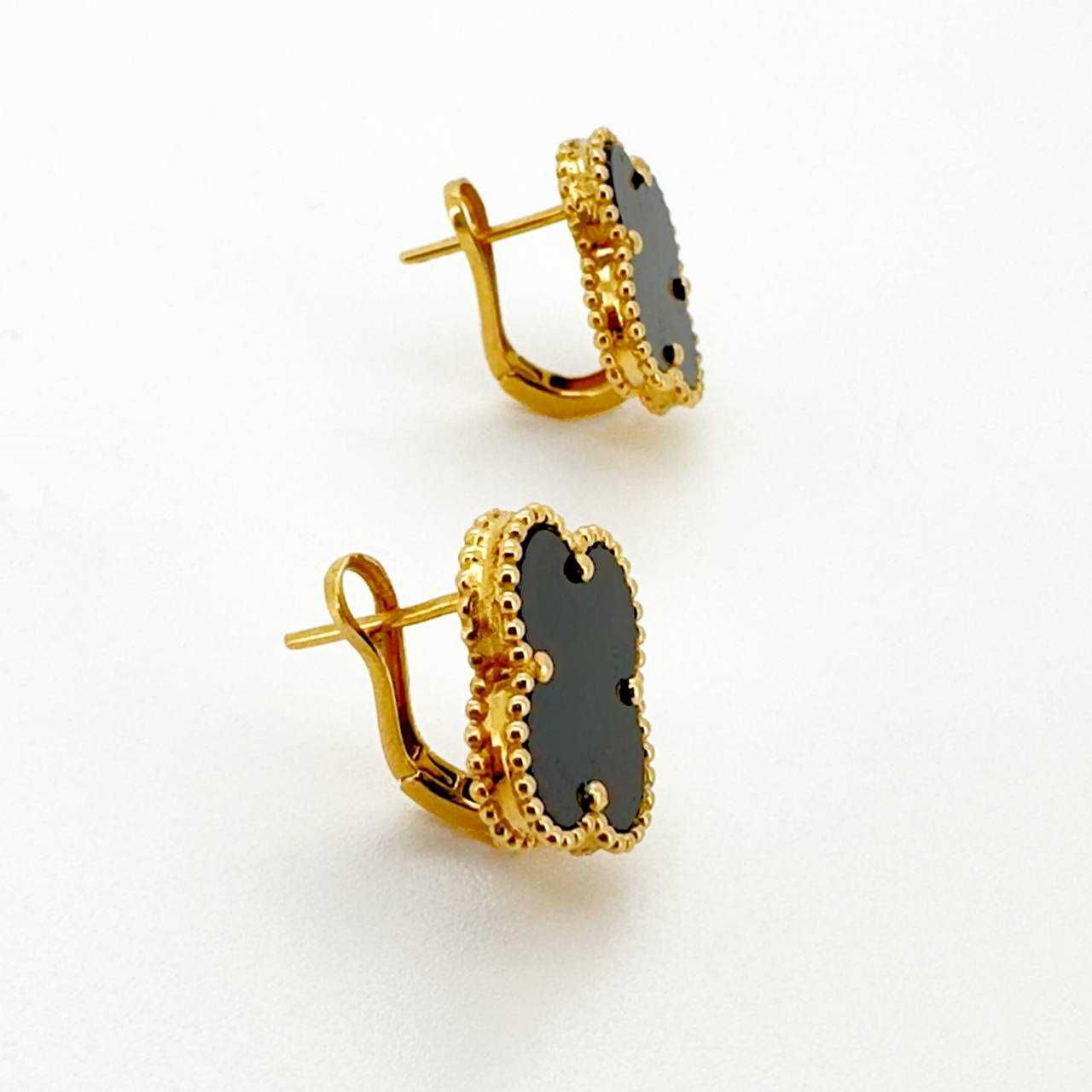 Золотой комплект в стиле Van Cleef & Arpels
