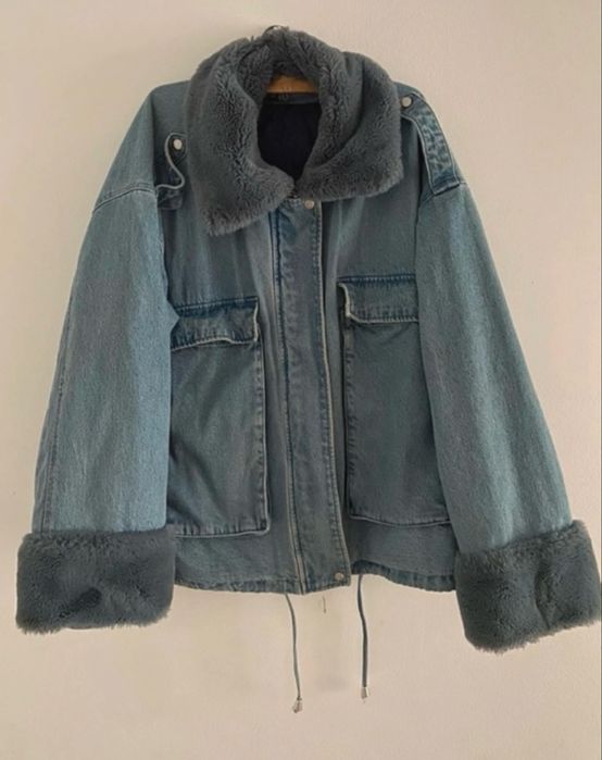 Haina de blana h&m din denim