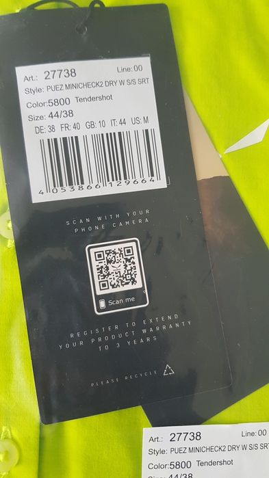 Промо !!! Salewa Puez Minicheck Dry дамска туристическа риза