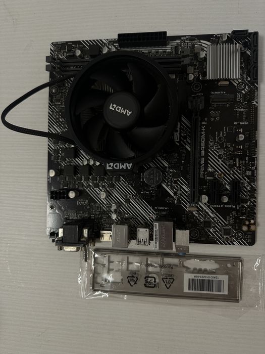 Placă de bază ASUS PRIME B450M-K II + Cooler AMD Wraith Stealth (AM4)