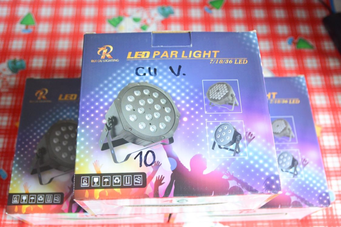 Lumini led cu 36 de leduri, noi, petrecere dj aniversare