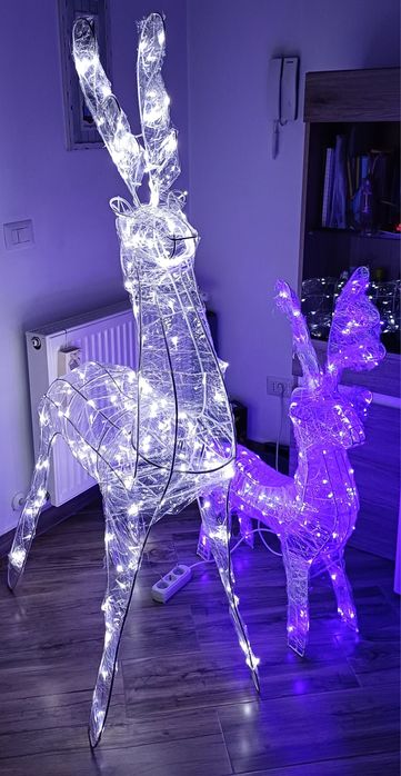 Reni luminoși Cerbi de crăciun