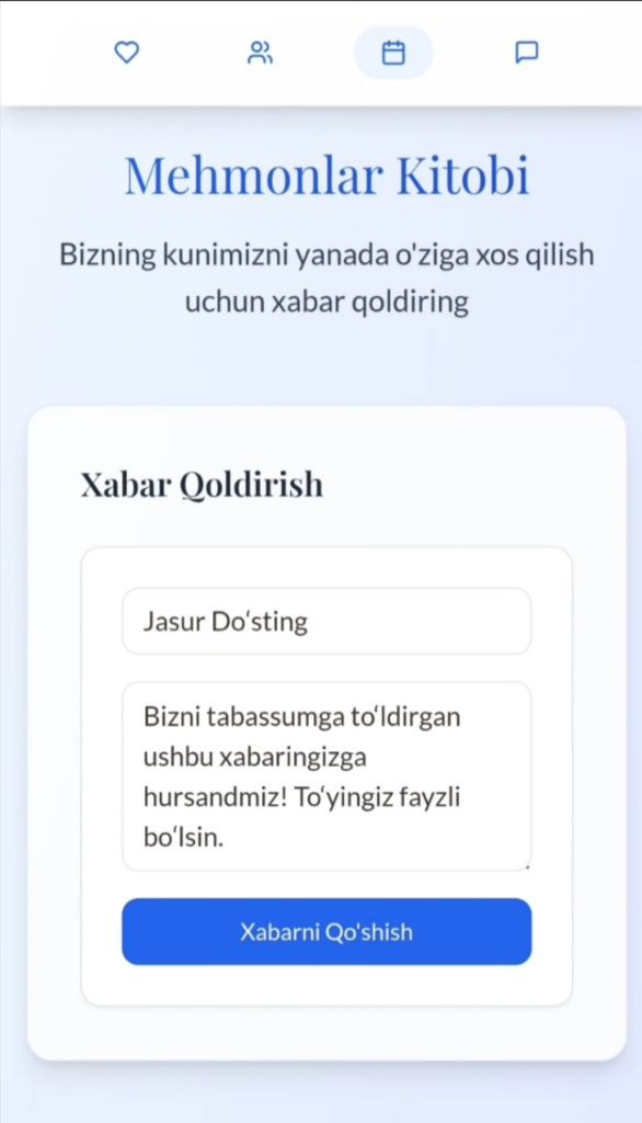 Taklifnoma, Saytli web taklifnoma, online taklifnoma
