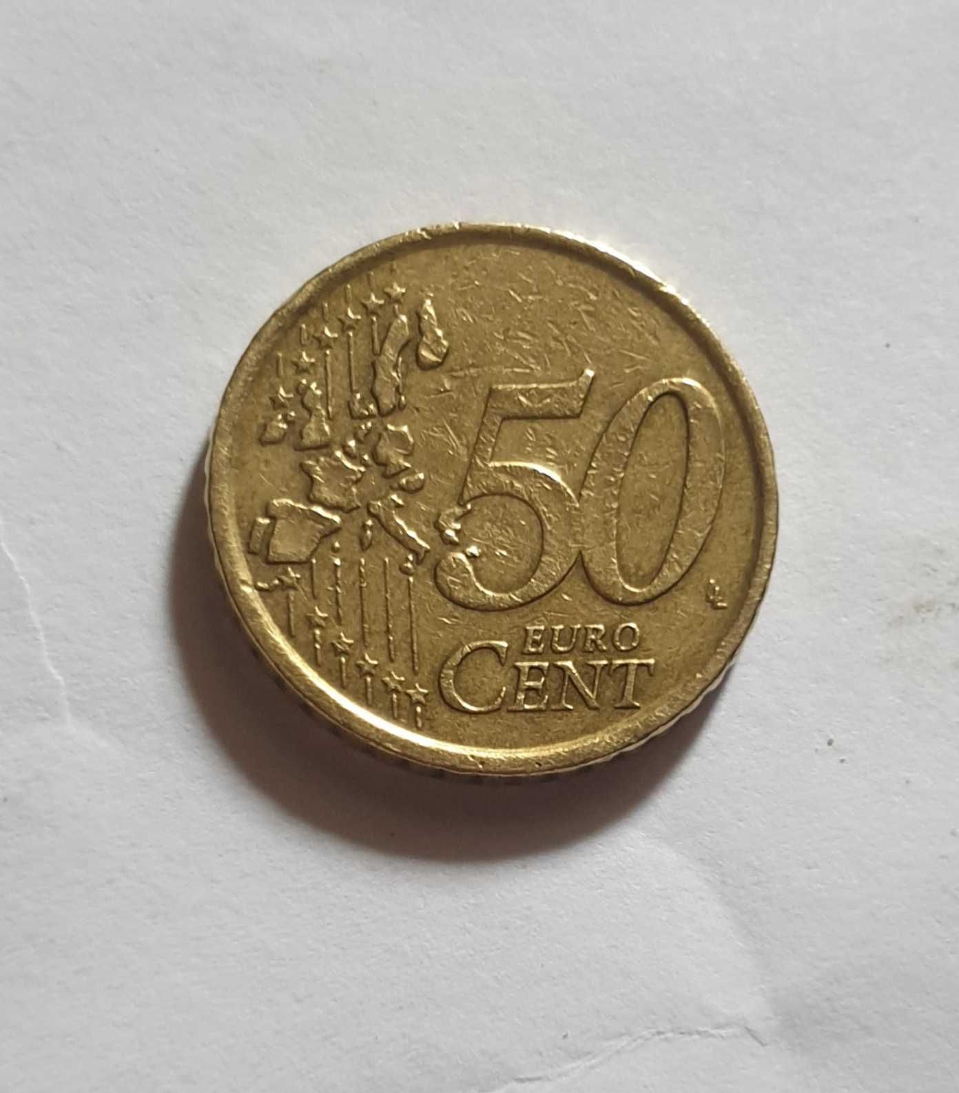 Moneda rara 50 eurocent aur nordic