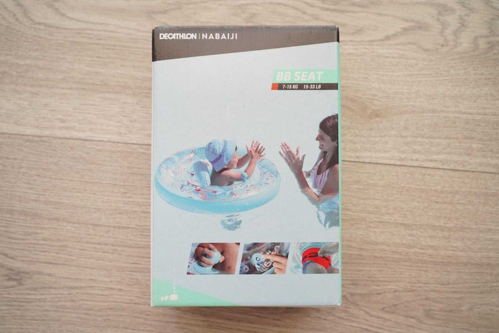 Colac scaun gonflabil NABAIJI (Decathlon) piscină Bebe 7-15kg