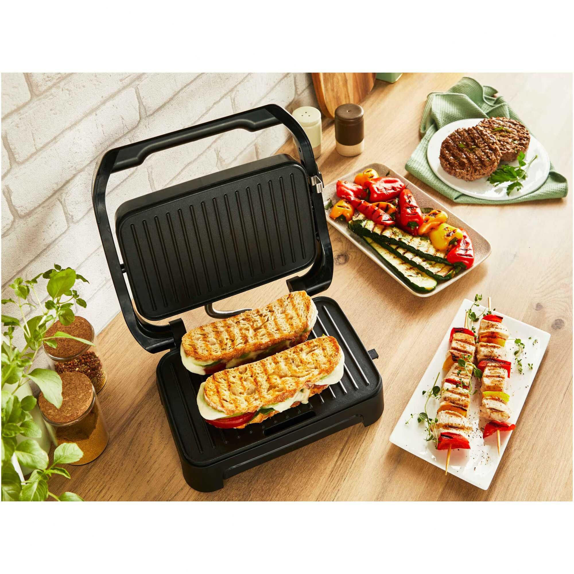 Уред за приготвяне на панини и грил Tefal Inicio Compact, 1000W