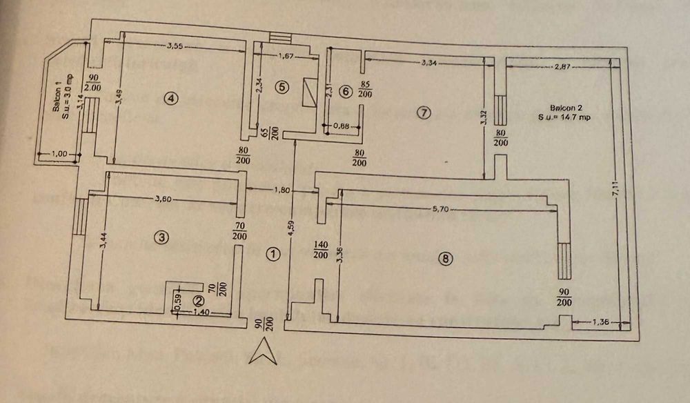 Vand apartament 3 camere