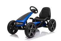 GO Kart cu pedale de la Mercedes, roti cauciuc solid, scaun reglabil