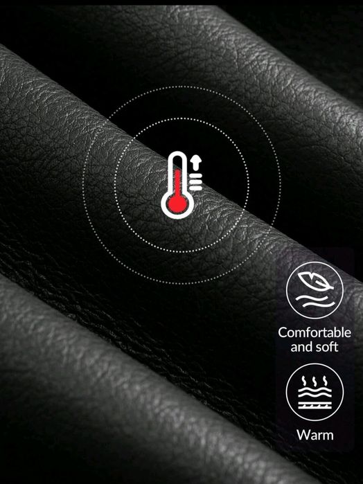 НОВО Кожено топло яке от изкуствена кожа размер S