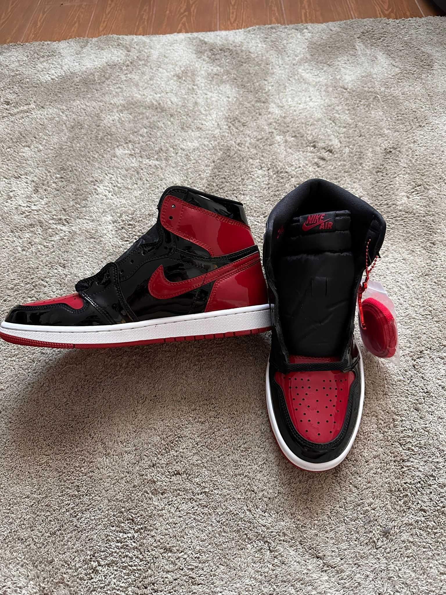 Nike Air Jordan 1 AJ1 Bred Patent