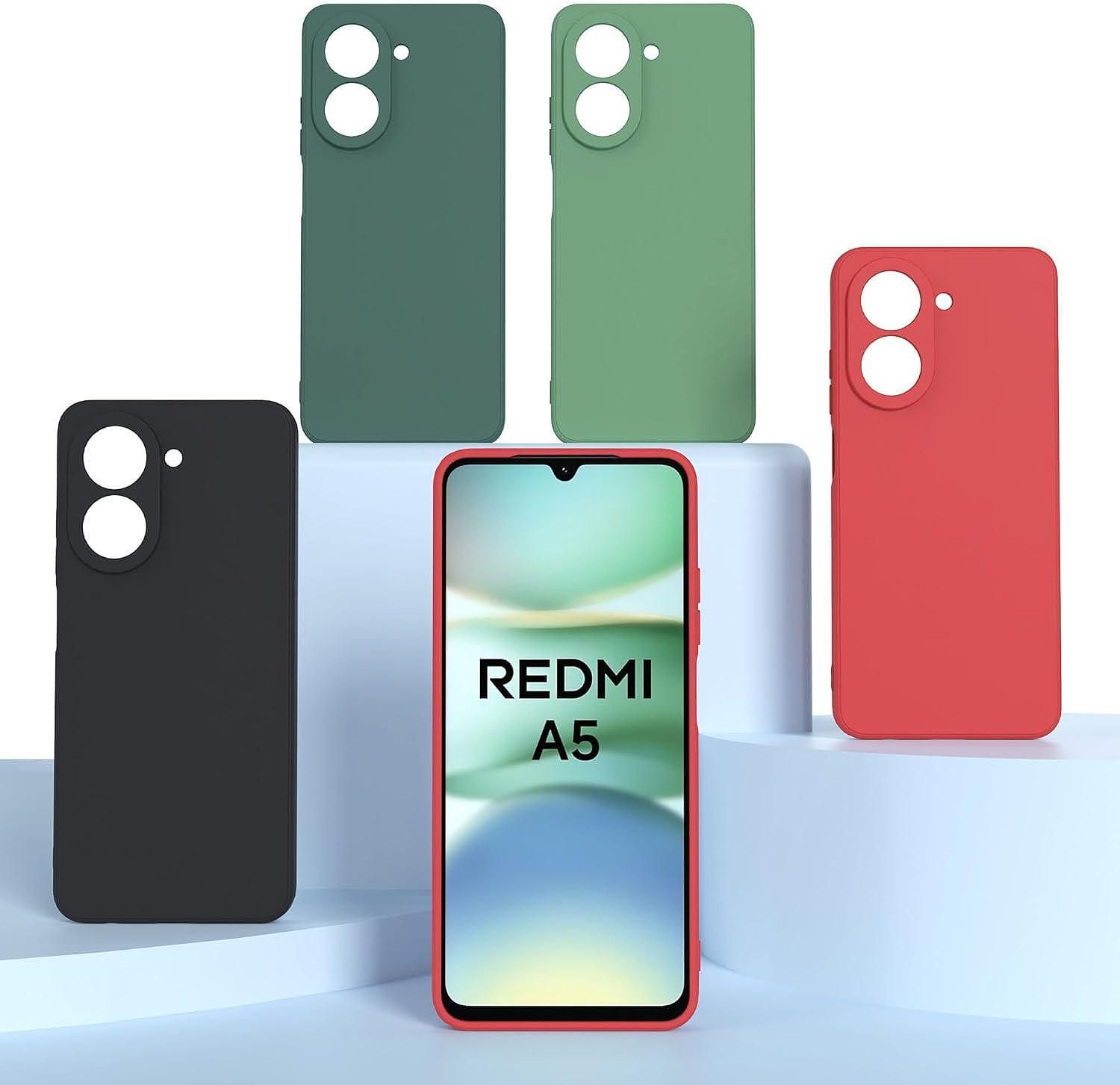 Матов Силиконов Кейс за Xiaomi Redmi A5 - Червен