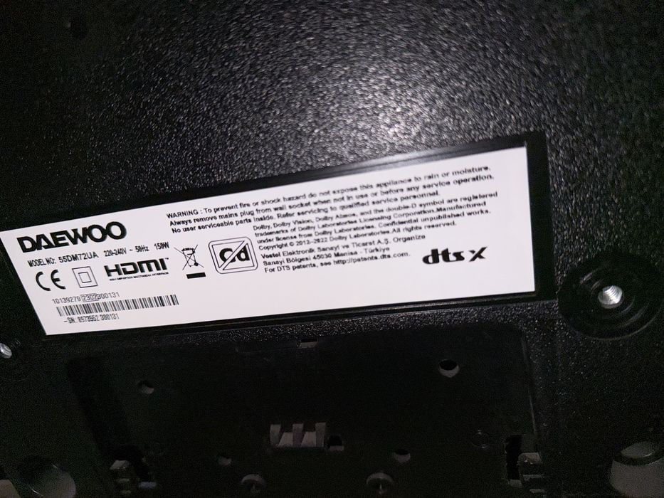 Смарт Телевизор DAEWOO 55 ANDROID TV