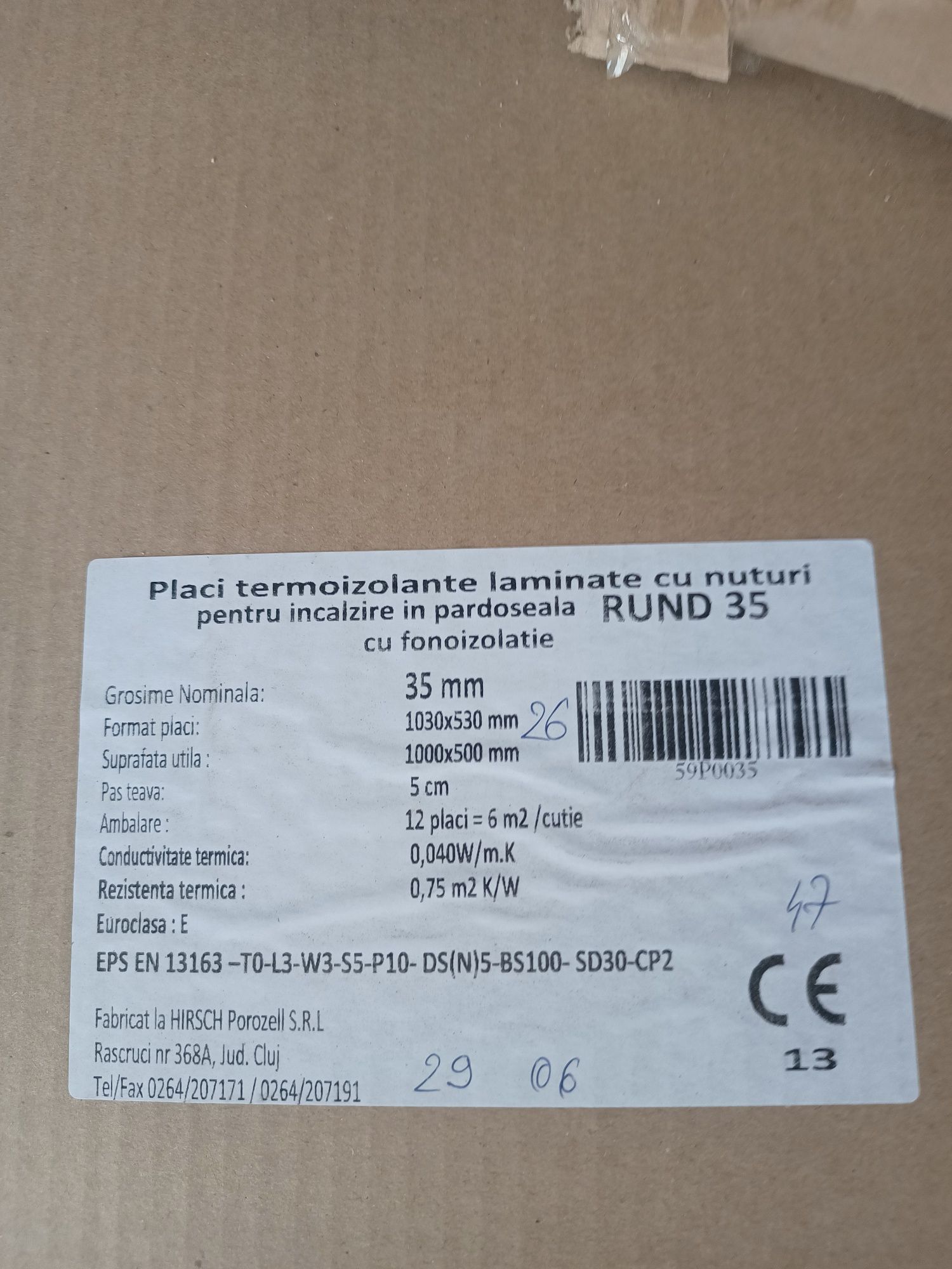 Placa nuturi 5cm