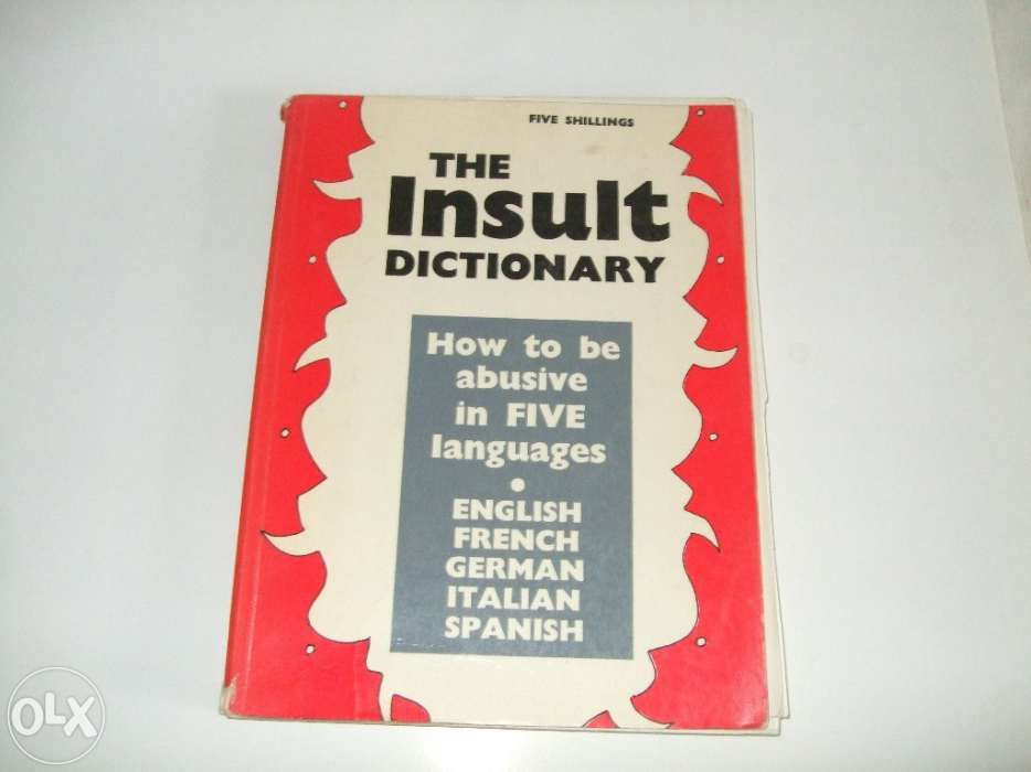 Dictionar de insulte in 5 limbi straine