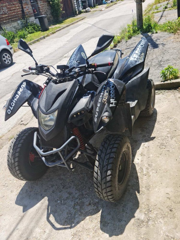 Продавам АТВ Adly Hurricane 320 Supermoto