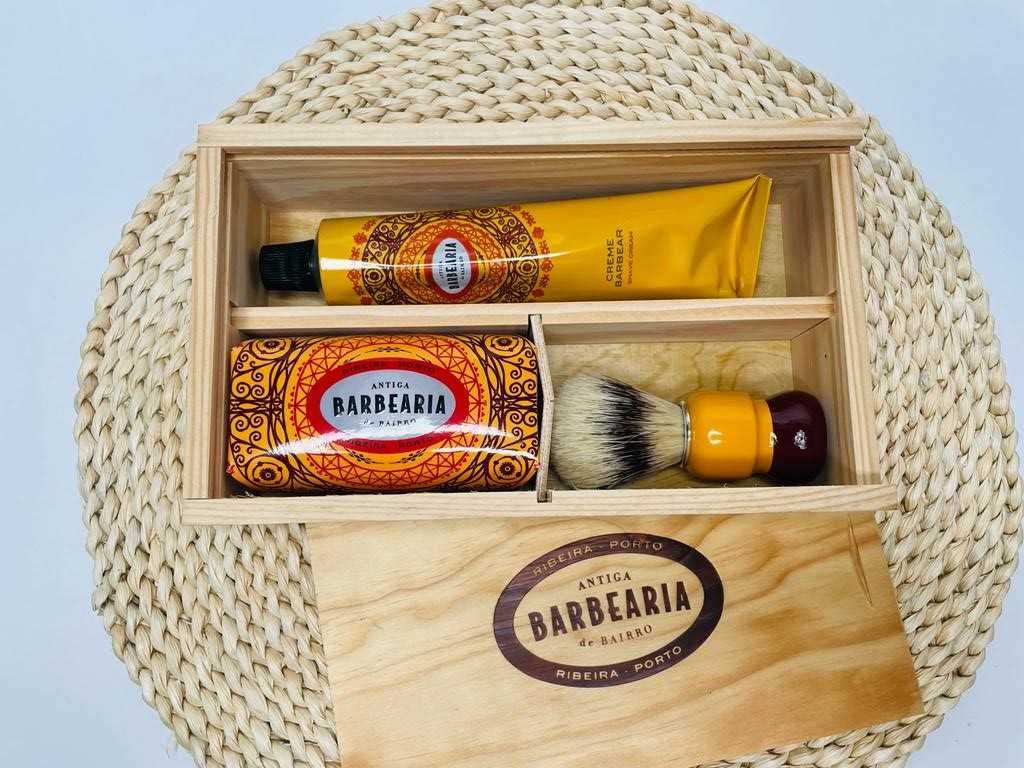 BARBEARIA set/kit pentru ras/barbierit MADE IN PORTUGALIA