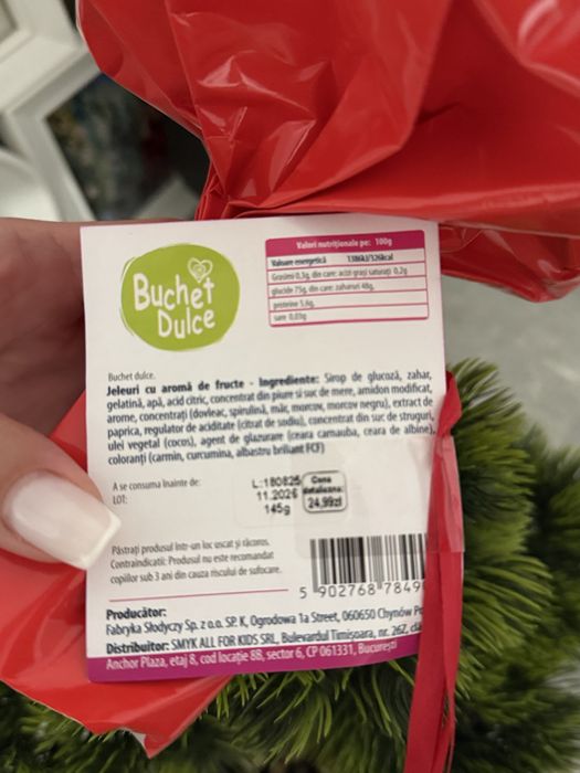 Buchet dulce din jeleuri
