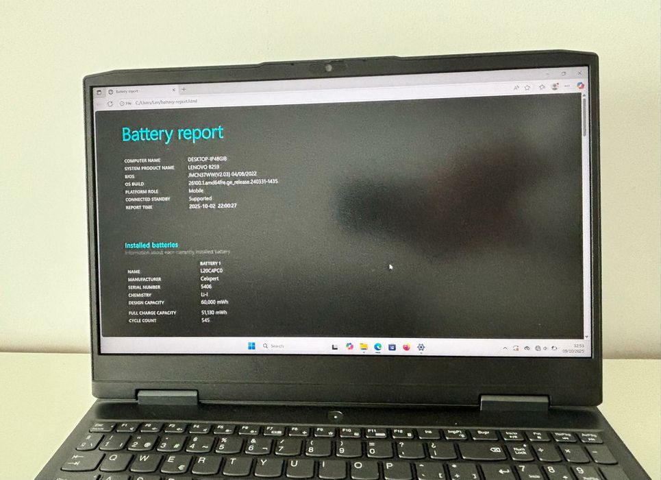 Vand laptop Lenovo Ideapad Gaming 3