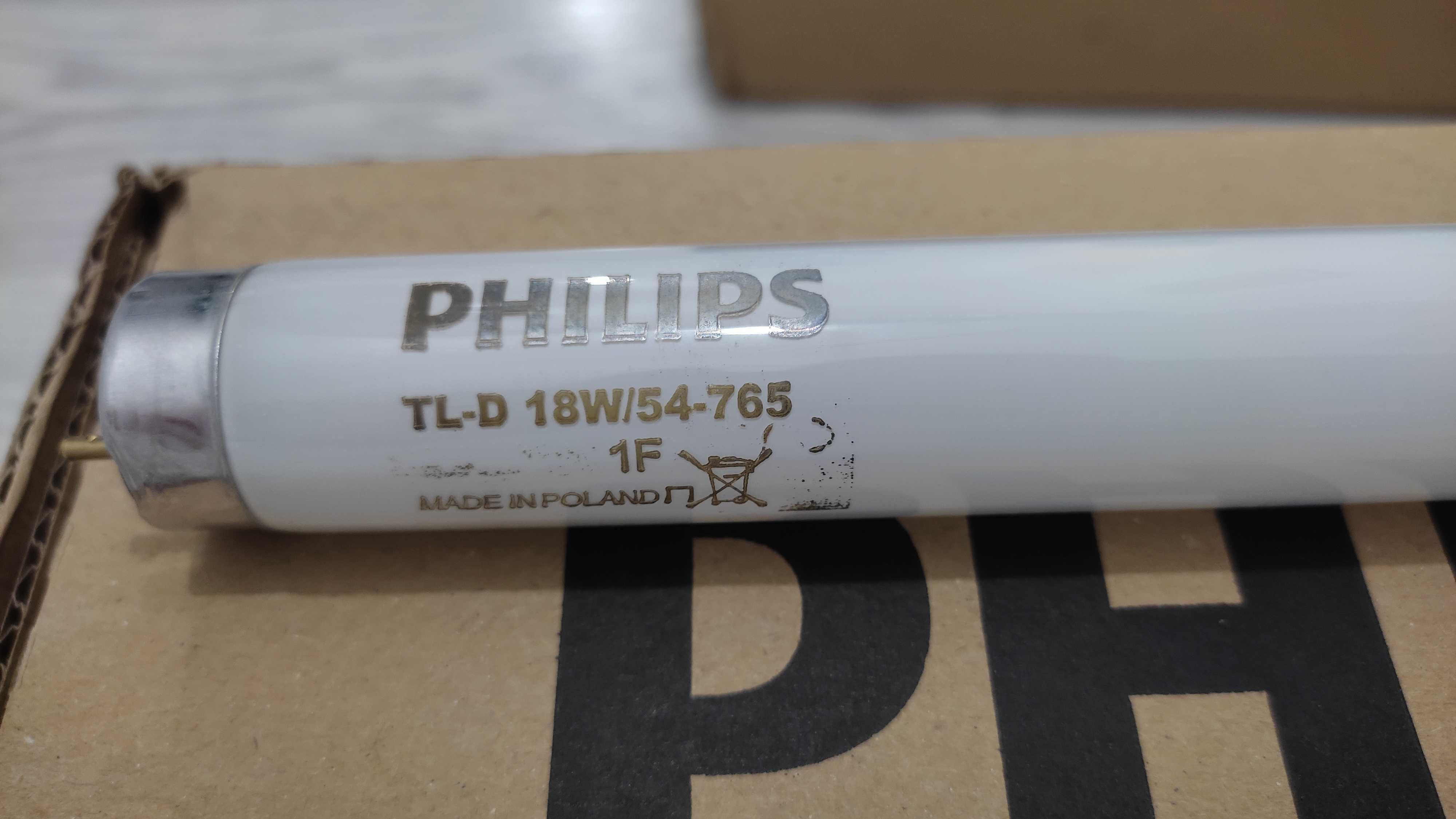 Лампа Philips  TL-D 18W/54-765 G13 T8 (ЛД 20) оригинал Польша новые