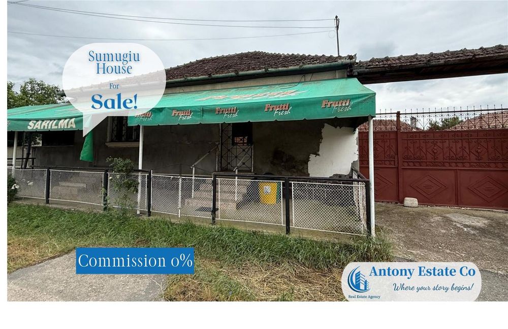 Casa de vanzare, 2 Camere, Sumugiu, Bihor.