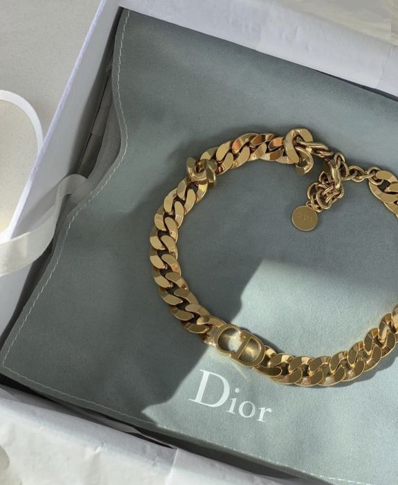 Позлатен чокър  “Dior”