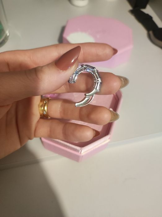 Swarovski ear cuff обица