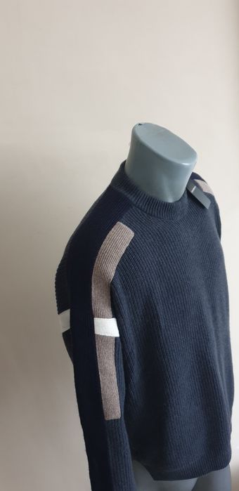 Emporio Armani Oversize Wool/Cashmere  S/M НОВО ОРИГИНАЛ Мъжки Пуловер