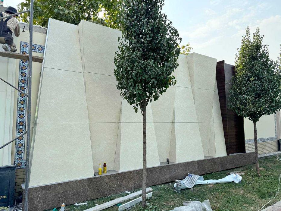 Монтаж алюкобонда, туникабонда, травертина, сборка кафеля и малярка