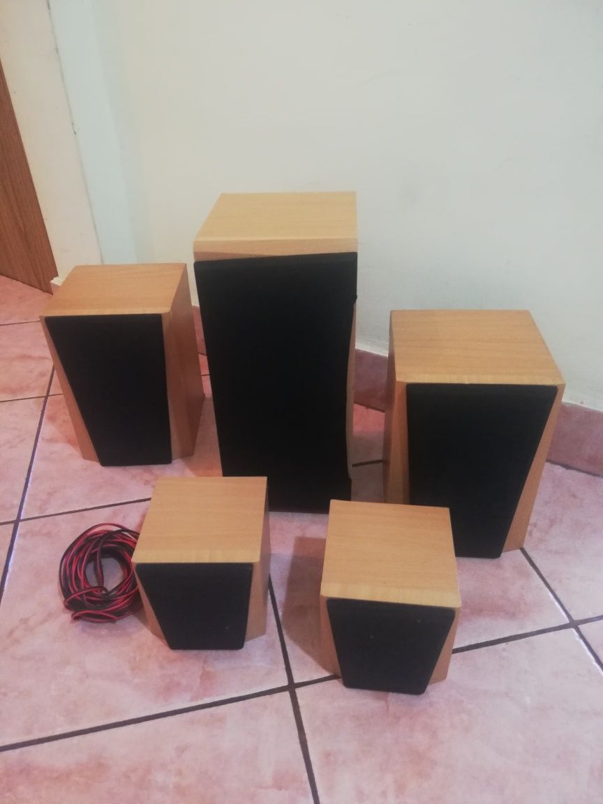 Sistem audio carcasa lemn pt PC