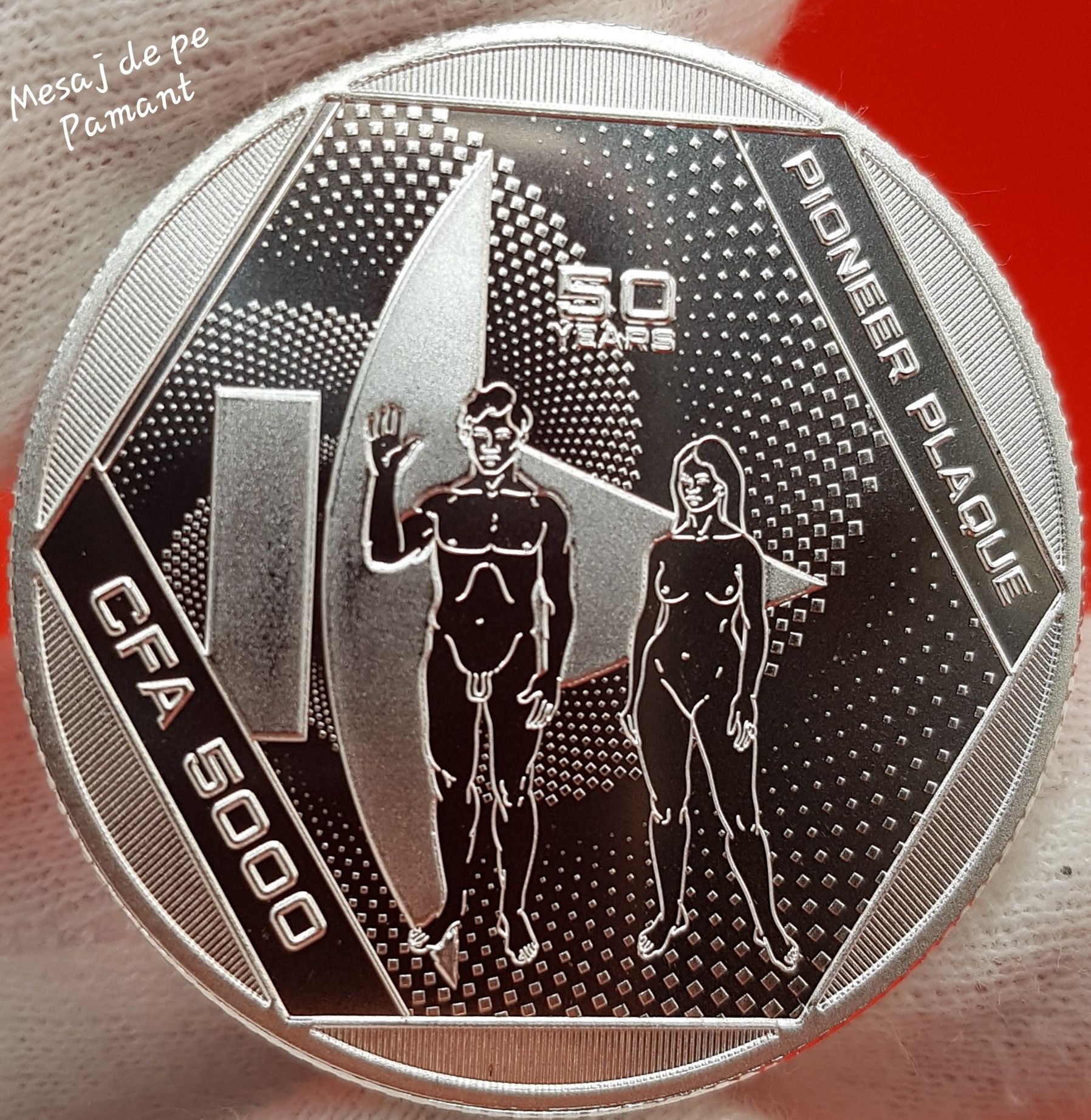 Monede argint lingou 999 Cosmos Bitcoin