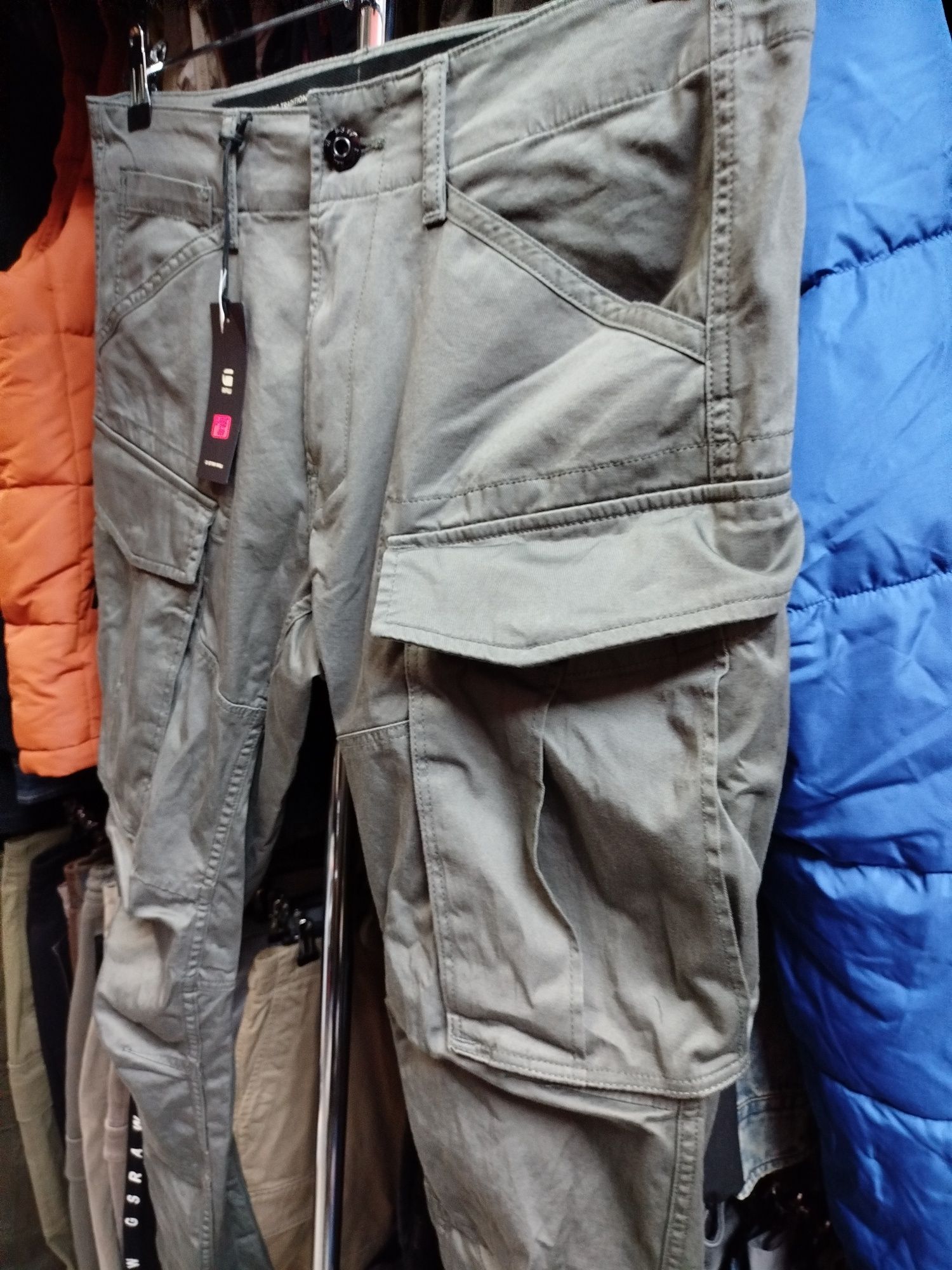 Оригинален карго панталон G-Star Raw Cargo 3D Tapered нов мъжки