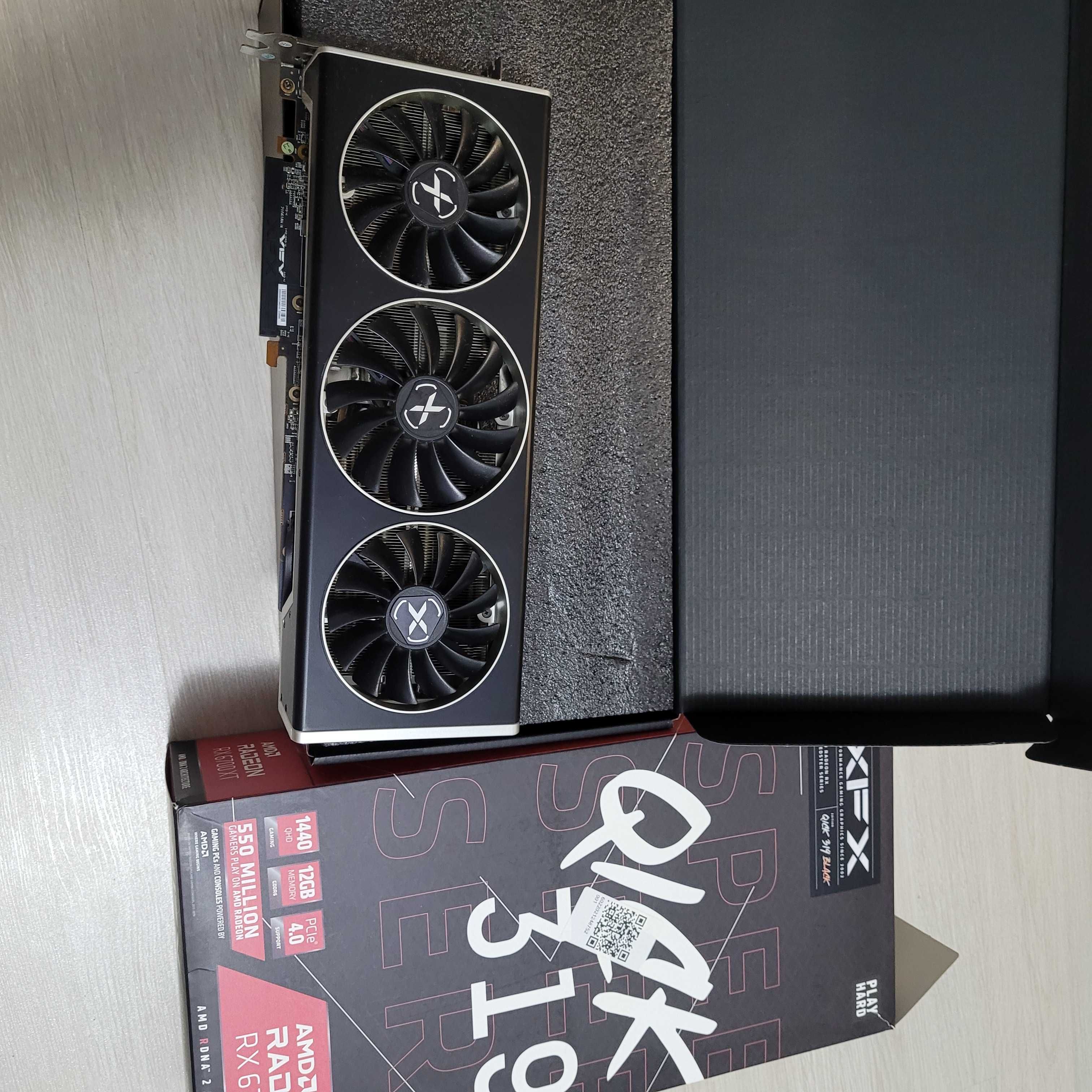 Placa video XFX Radeon™ RX 6700 XT SPEEDSTER QICK 319 Black, 12GB GDDR