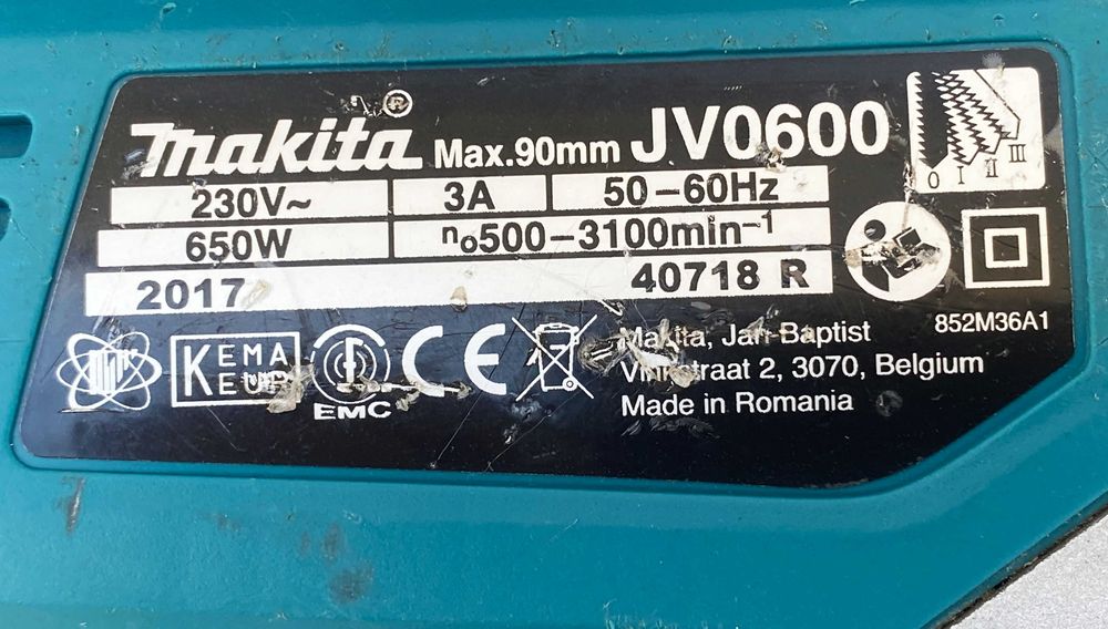 Makita JV0600 - Прободен трион 650W