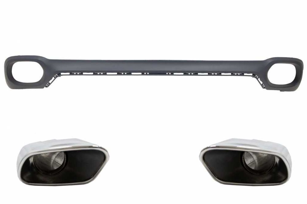 Difuzor Bara Spate BMW X6 F16 V8 M-tech si Ornamente Evacuare