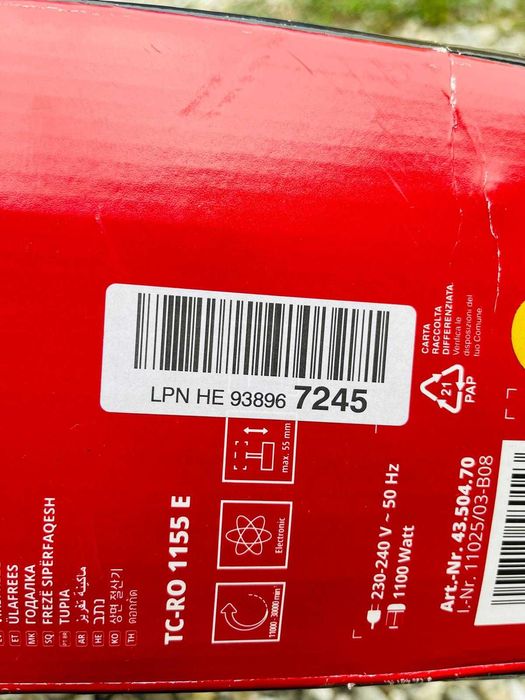 Masina de frezat Einhell TC-RO 1155 E, 1100 W - pentru piese/reparat