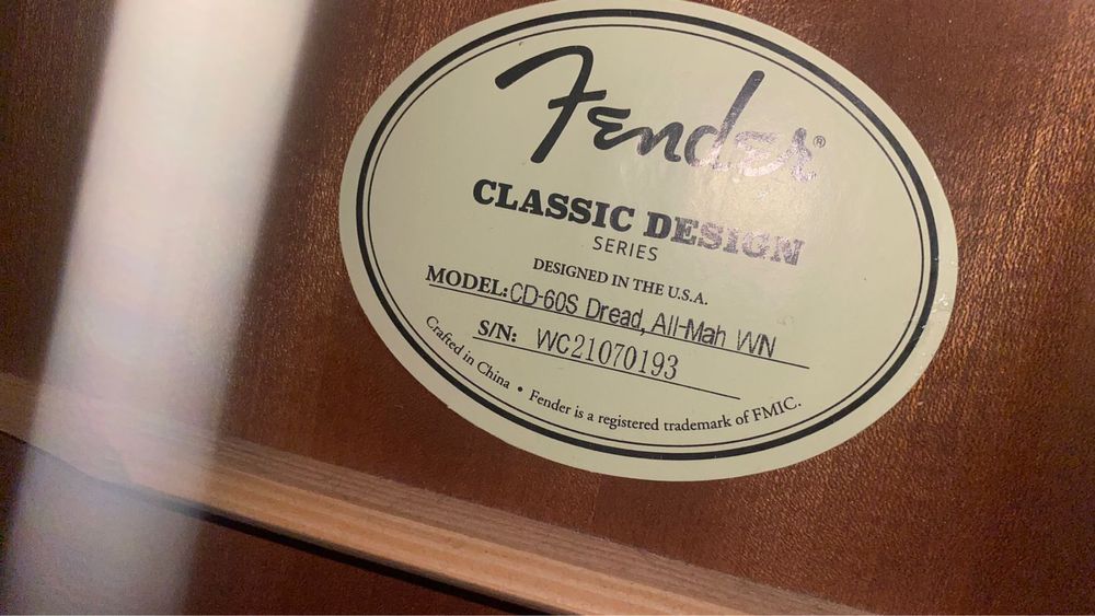 Гитара новая fender