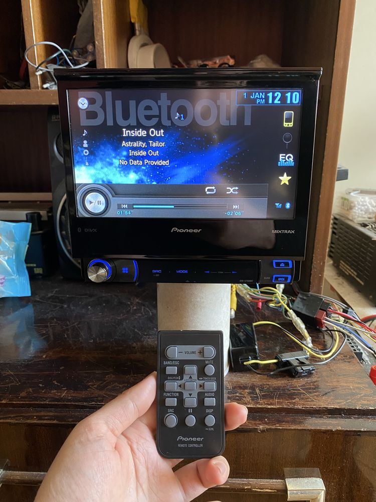 Pioneer AVH-X7500BT - ВИСОК КЛАС - DVD USB Bluetooth cd плеър сд радио
