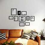 Set rame foto, 10 bucati, Negru