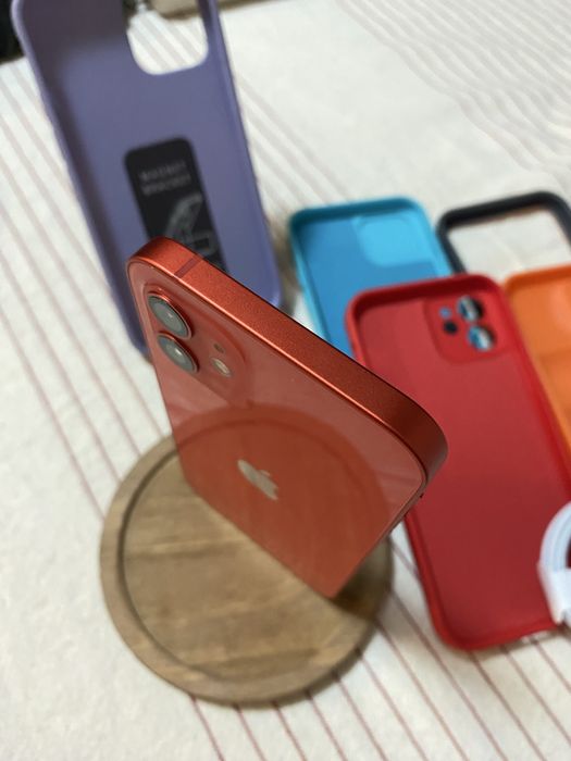 iPhone 12 64 GB Red сменена батерия