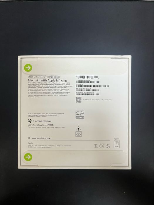 Продам Mac Mini M4 16/512