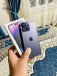 Iphone 14 pro max. Deep Purple 128 gb Sim kartali