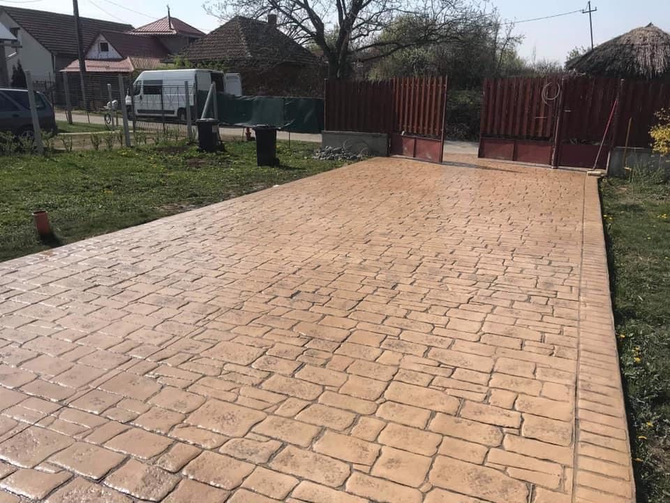 Beton amprentat Iasi Targu Frumos Podul Iloaiei - beton dezactivat